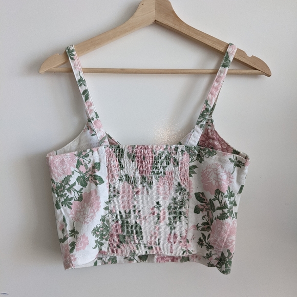 Floral Denim Vest - Picture 2 of 3